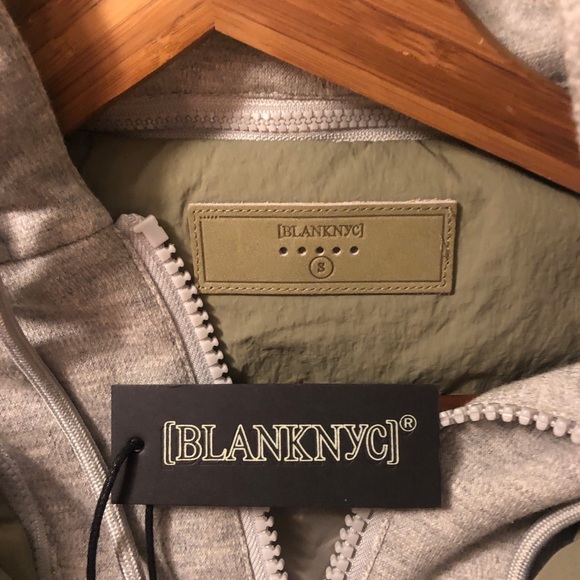 BlankNYC Hooded Quilted Wrap Jacket in Fair Shake - Picture 3 of 3